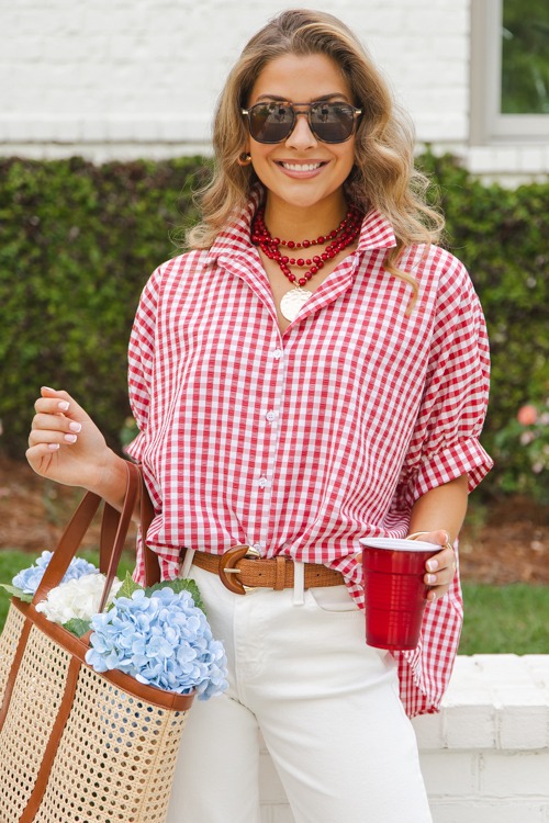 Grayson Gingham Shirt, Red/White - 0509-1.jpg