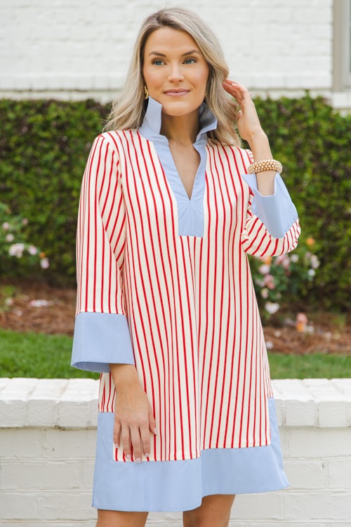 Chic Stripes Dress, Red - 0509-15.jpg