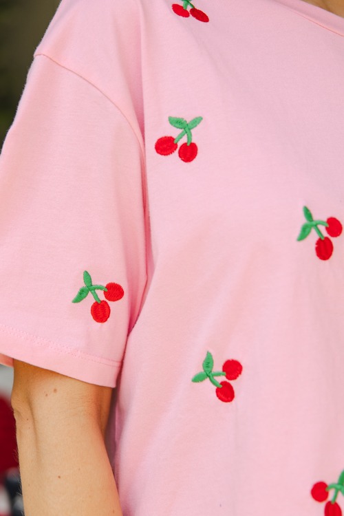 Cherry Embroidery Tee, Pink - 0509-172.jpg