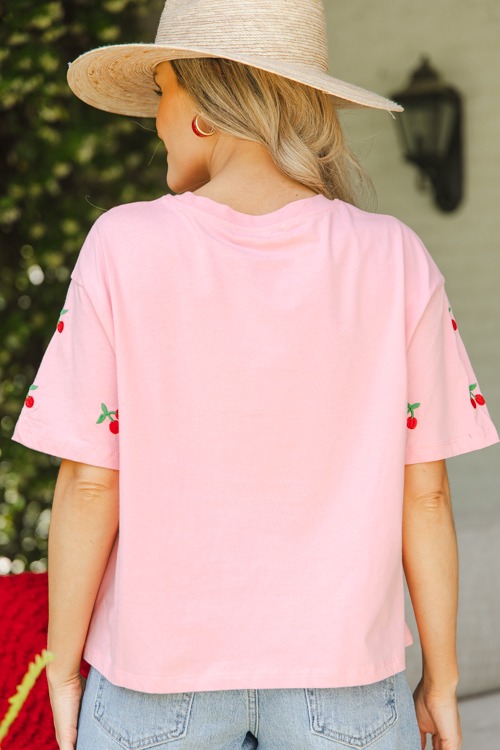 Cherry Embroidery Tee, Pink - 0509-177.jpg