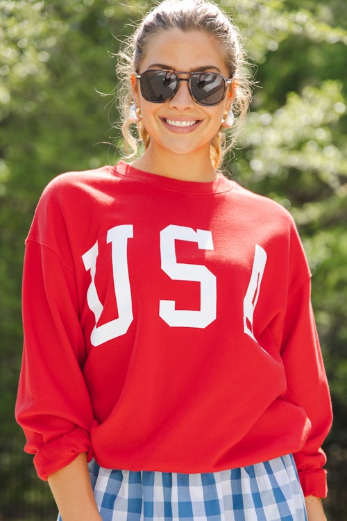 USA Graphic Sweatshirt, Red - 0509-263.jpg