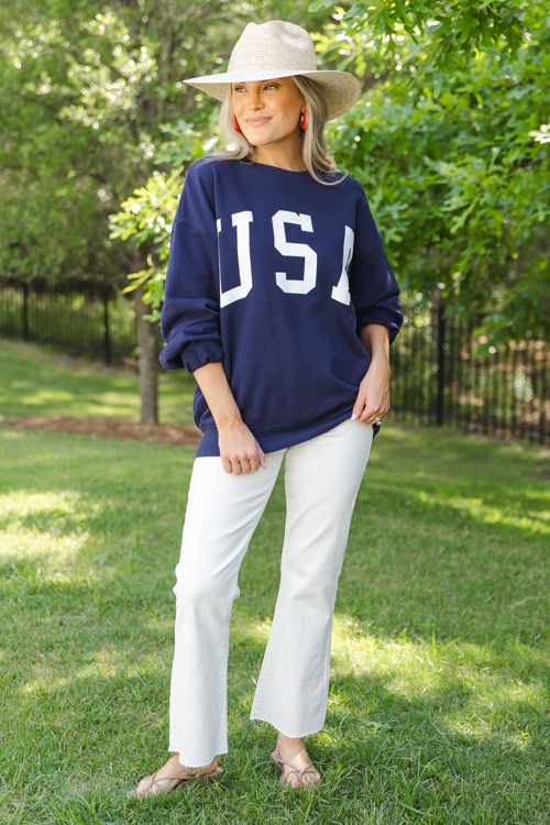 USA Graphic Sweatshirt, Navy - 0509-267.jpg