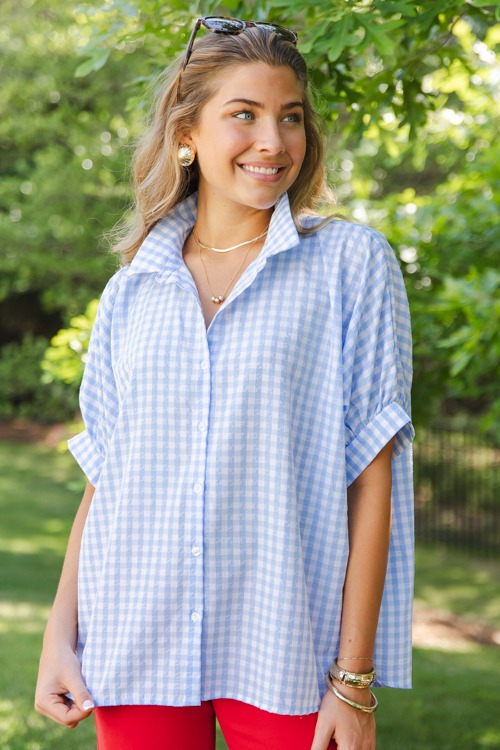 Grayson Gingham Shirt, Blue/White - 0509-280.jpg