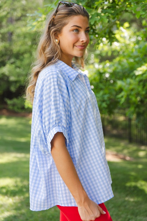 Grayson Gingham Shirt, Blue/White - 0509-283.jpg