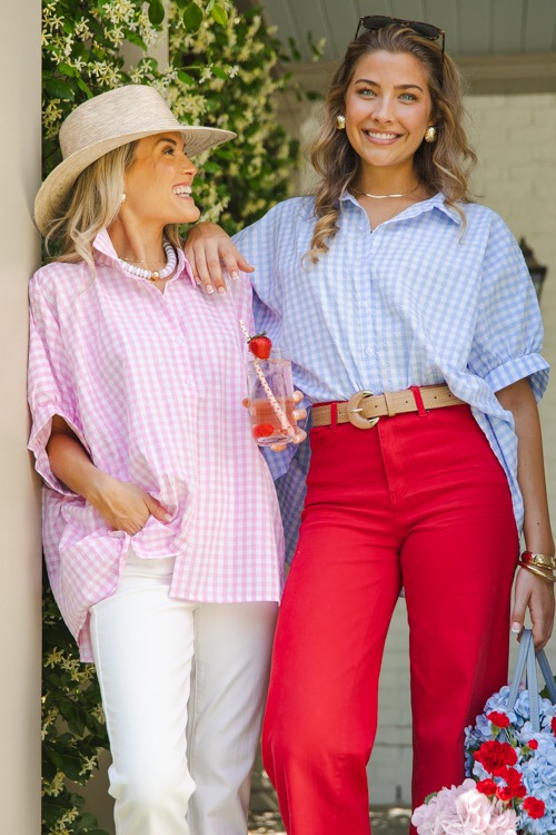 Grayson Gingham Shirt, Pink/White - 0509-286.jpg