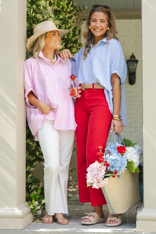 Grayson Gingham Shirt, Pink/White - 0509-288.jpg
