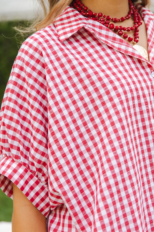 Grayson Gingham Shirt, Red/White - 0509-3.jpg