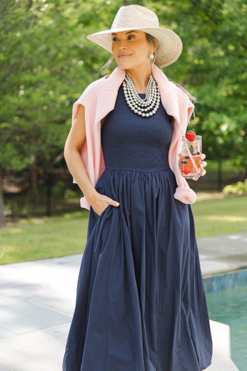 Metallic Layered Necklace, Silver - 0509-312.jpg