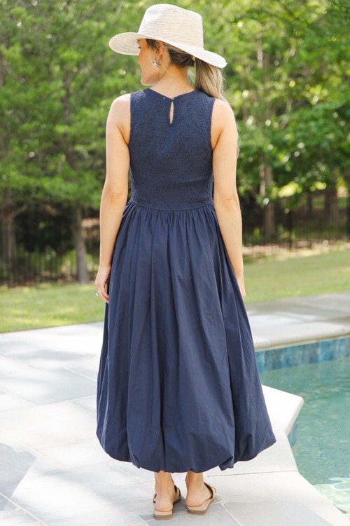 Bubble Hem Smock Maxi, Navy - 0509-315.jpg