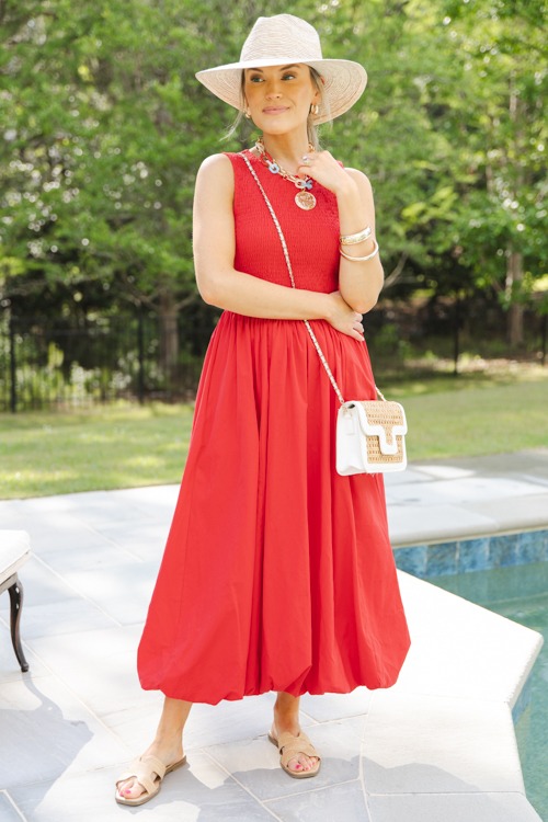 Bubble Hem Smock Maxi, Red - 0509-322-Edit.jpg