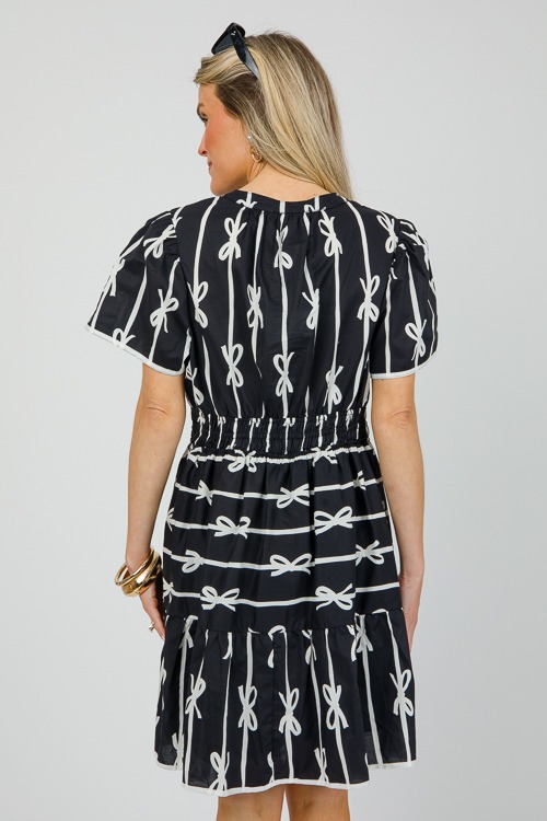 Bess Bow Stripe Dress, Black - 0509-38.jpg