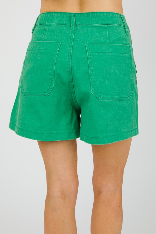 Kyla Denim Shorts, Green - 0509-87.jpg