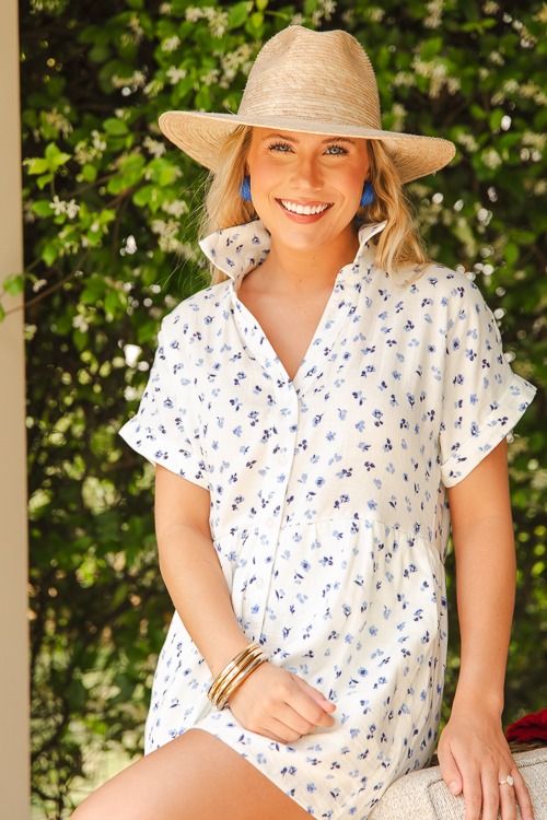Ditsy Floral Gauze Romper - 0510-164.jpg