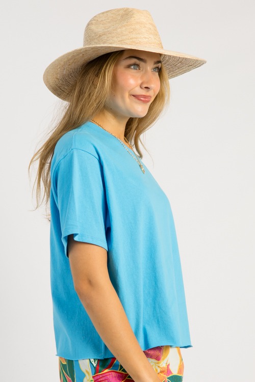 Raw Hem Tee, Aqua Blue - 0512-16.jpg