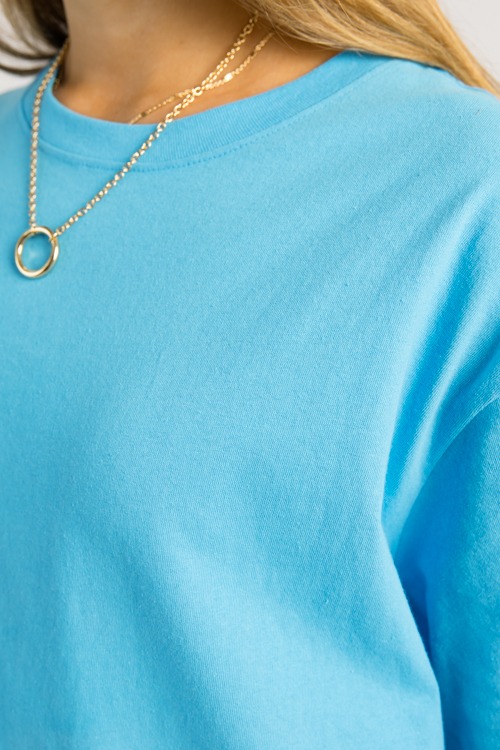 Raw Hem Tee, Aqua Blue - 0512-19.jpg