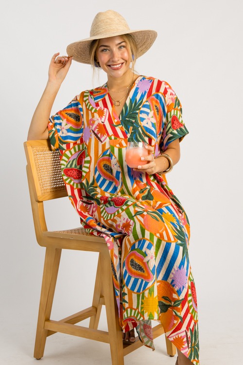 Tropical Fruit Island Maxi