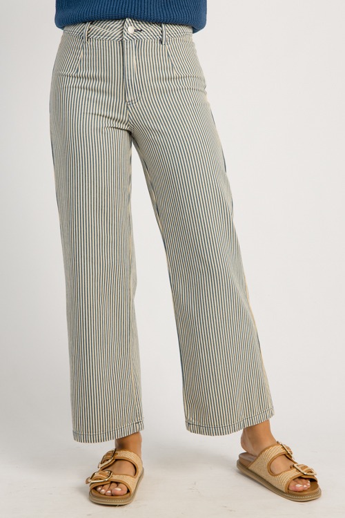 Striped Wide Leg Pants, Blue - 0513-105.jpg