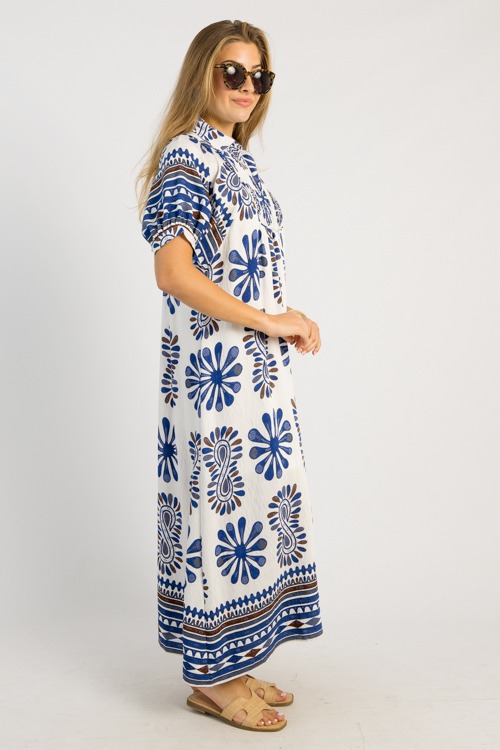 Smock Yoke Printed Maxi, Navy Mix - 0513-4.jpg