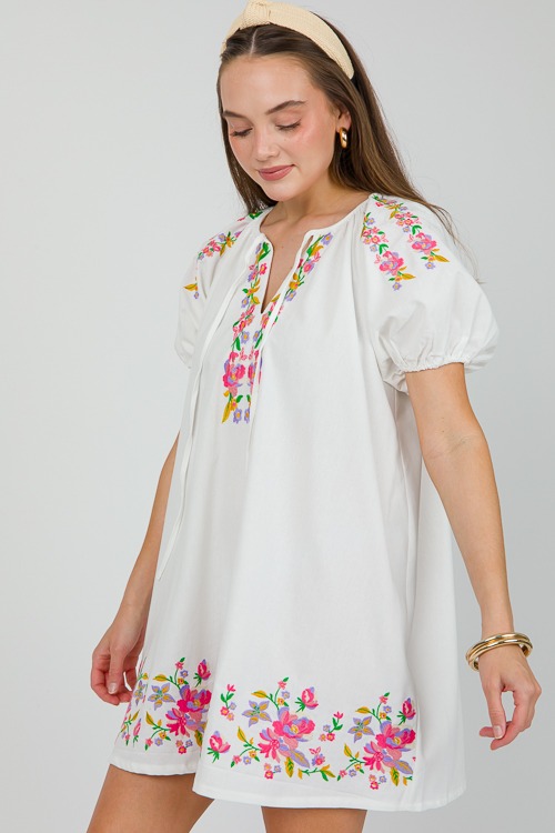 Floral Embroidery Linen Dress - 0513-92.jpg