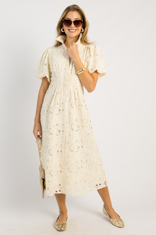 Floral Eyelet Button Midi, Beige - 0514-11h.jpg