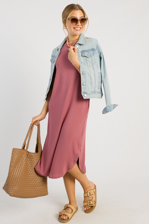Fiona Knit Midi, Marsala