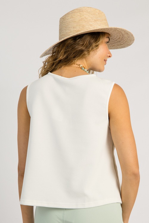 Side Button Knit Tank, White - 0514-222.jpg