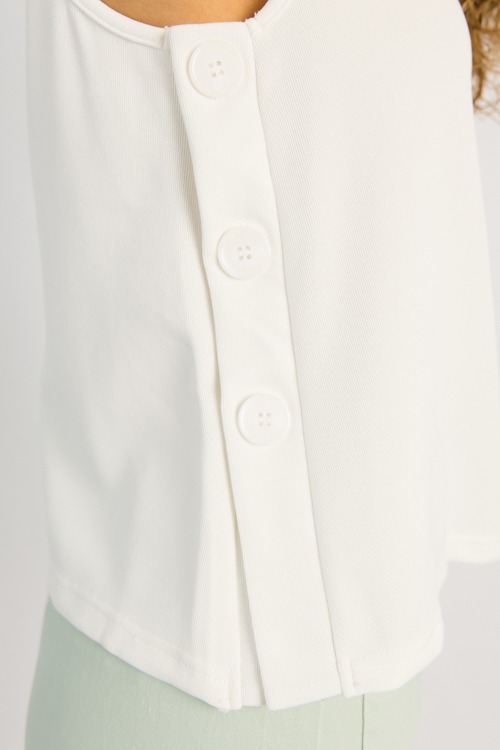 Side Button Knit Tank, White - 0514-223.jpg