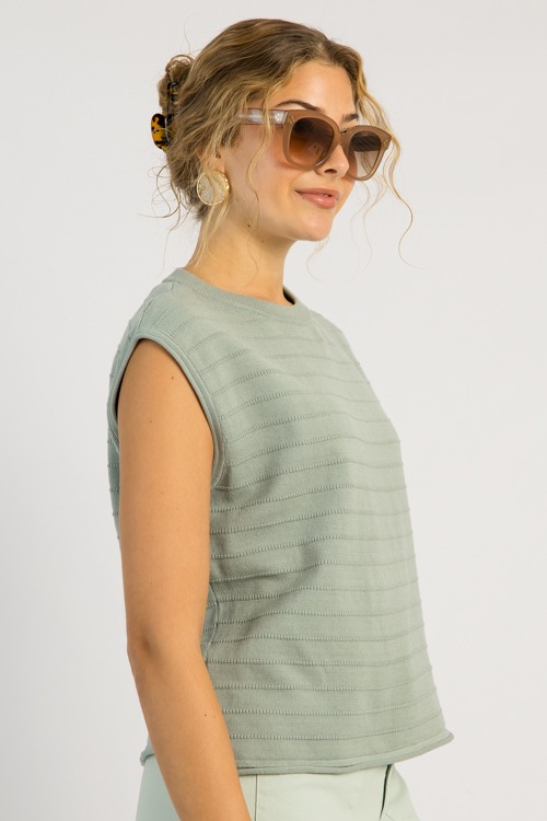 Texture Stripe SL Sweater, D. Sage - 0514-251-2.jpg