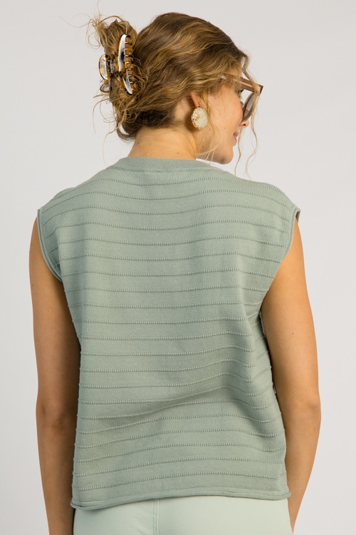 Texture Stripe SL Sweater, D. Sage - 0514-252h.jpg