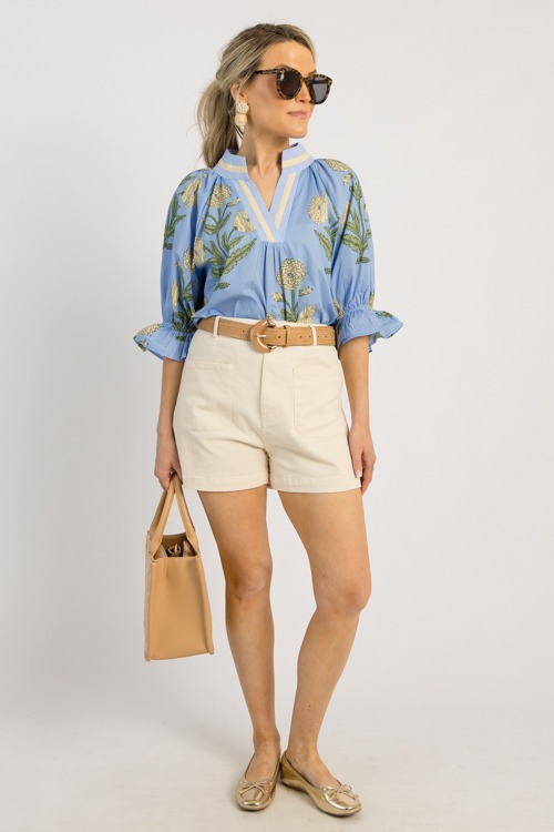 Fallon Floral Top, Periwinkle Mix - 0514-86h for shorts.jpg