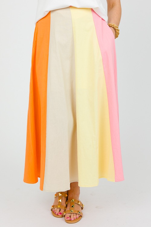 Linen Colorblock Midi Skirt - 0515-40p.jpg