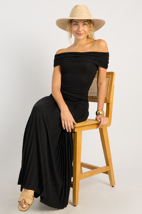 Noteworthy Knit Maxi, Black