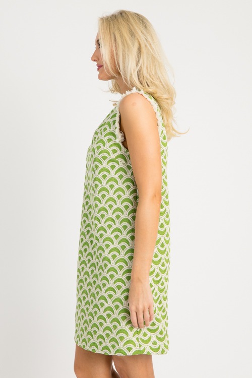 Scallop Embroidery Fringe Dress, Green - 0516-110.jpg