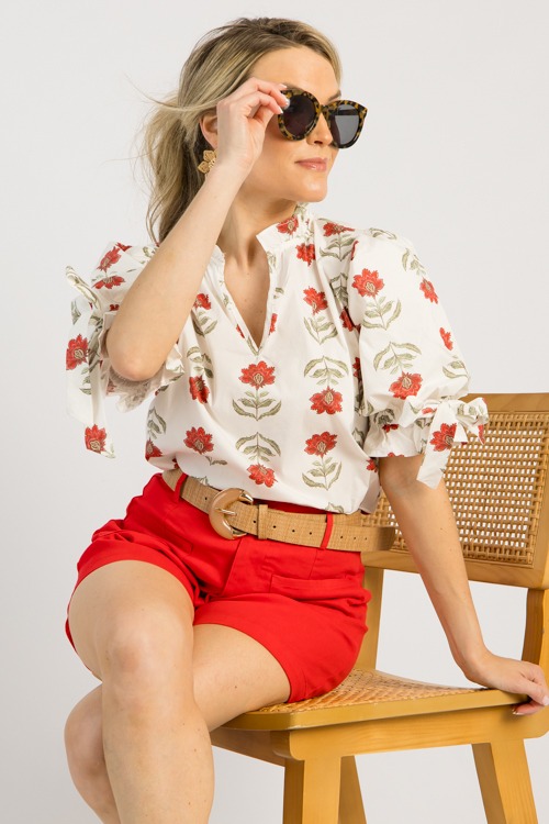 Petunia Top, Off White