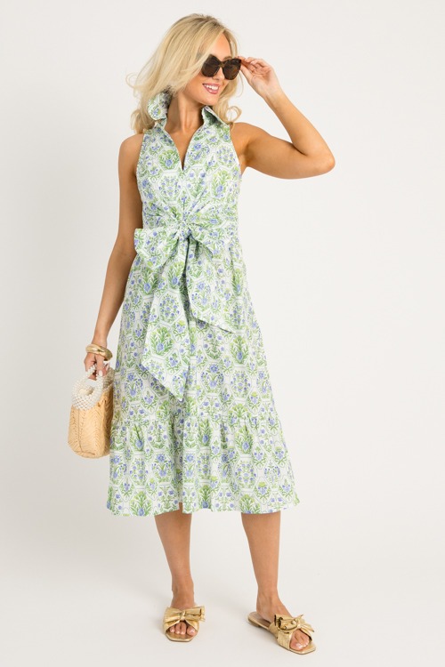 Tie Waist Floral Midi, Green Mix - 0516-73.jpg