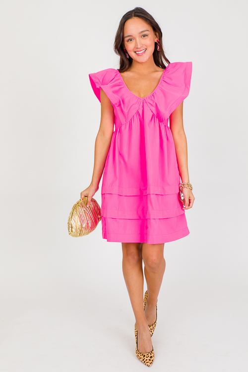 Femme Dress, Hot Pink