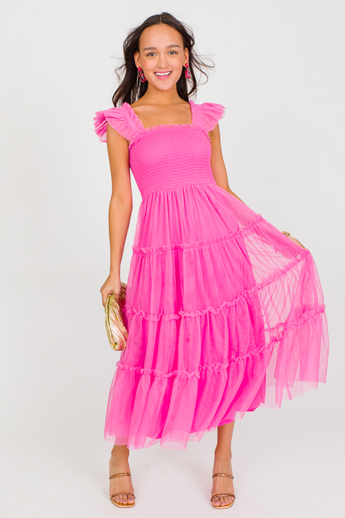 Rumor Has It Dress, French Pink