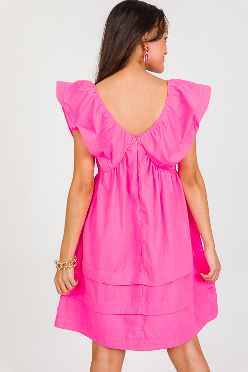 Femme Dress, Hot Pink