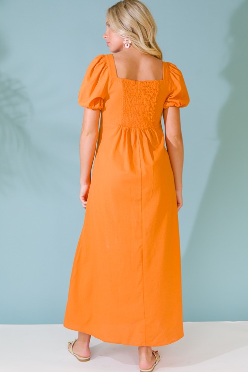 Linen Pleat Midi, Apricot - 0517-36-Edit.jpg