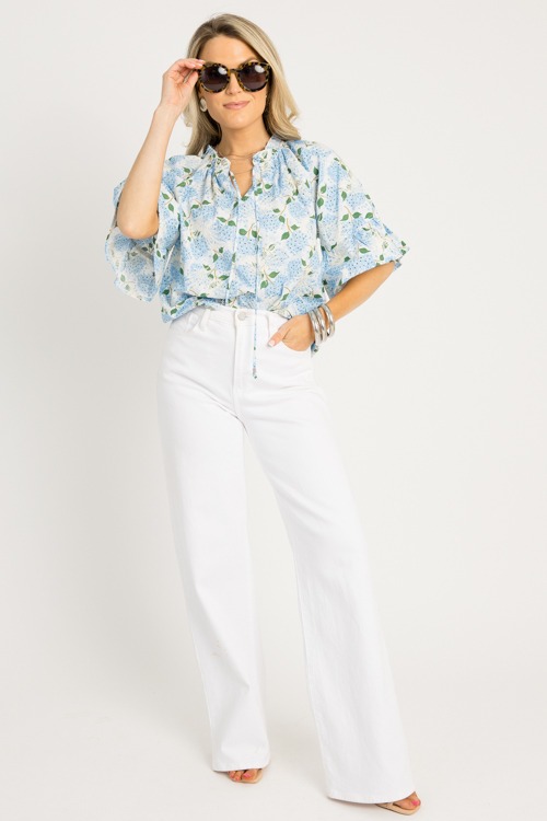 Hydrangea Embroidery Top, Blue - 0519-136p.jpg