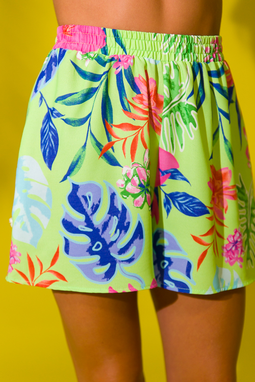 Tropical Shorts, Lime Combo