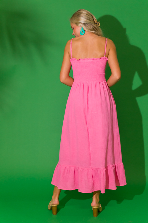 Play Along Illusion Dress, Pink