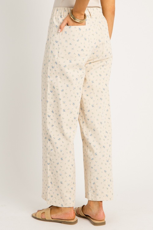 Ditsy Floral Pants, Taupe/Blue - 0521-101p.jpg