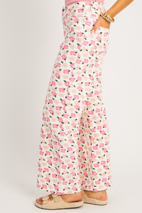 Floral Print Jeans, Pink - 0521-14.jpg