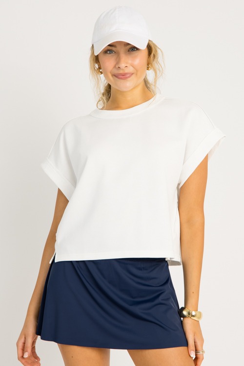 Gail Casual Tee, White