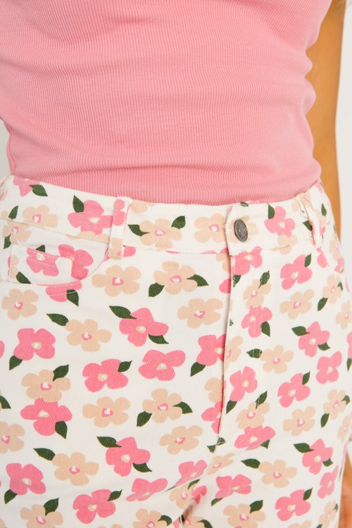 Floral Print Jeans, Pink - 0521-16.jpg