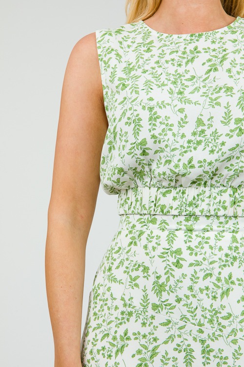 Ditsy Floral Skirt Set, Green - 0521-2h.jpg