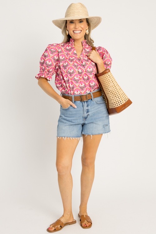 Floral Scallop Print Top, Pink - 0521-48p.jpg