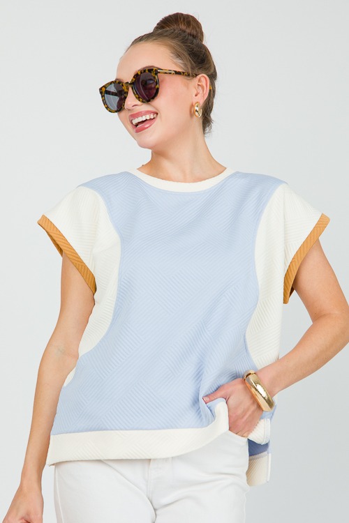 Colorblock Texture Top, Lt. Blue - 0521-78.jpg