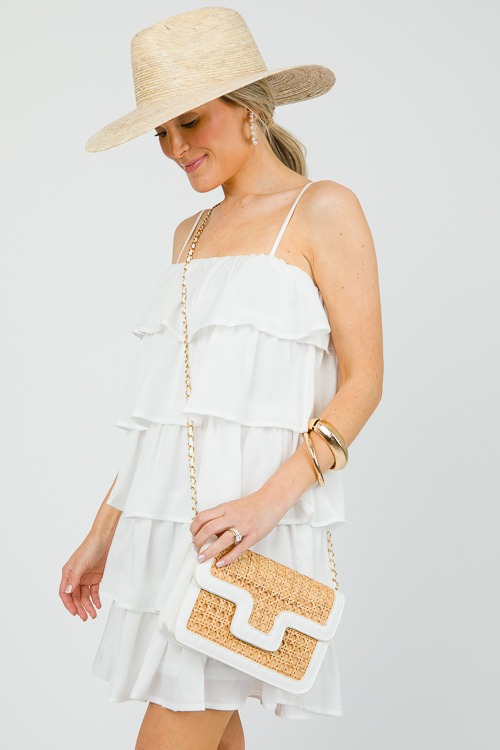 Ruffle Layer Satin Dress, Off White - 0521-98p.jpg